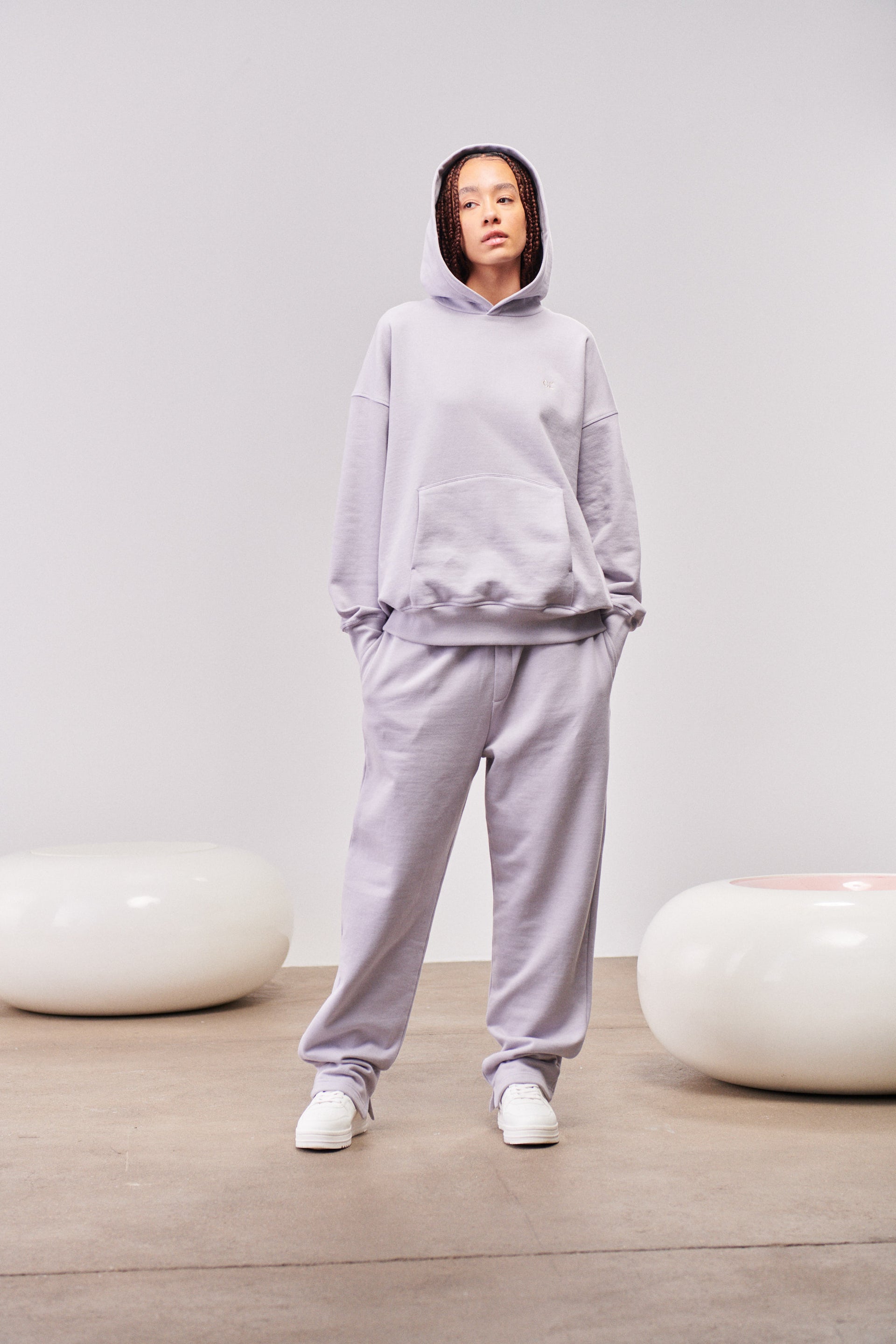 Dusty Lilac Jersey Pants