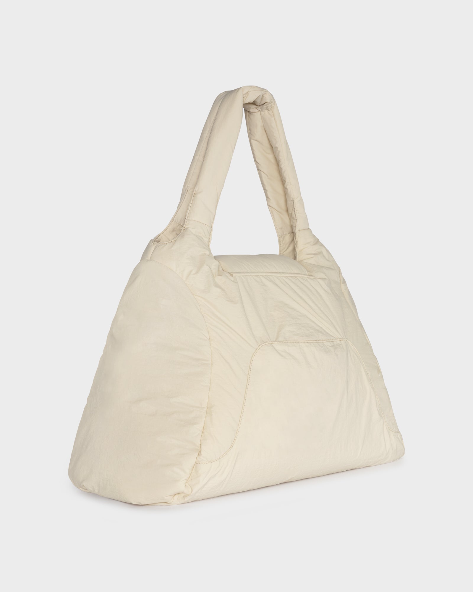 Cream Puffer Bag