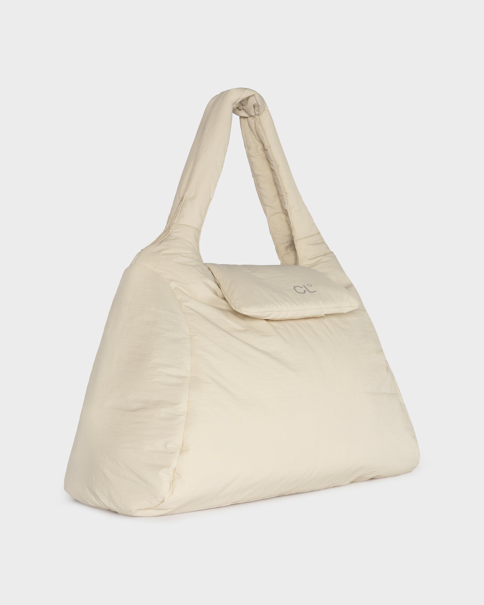 Cream Puffer Bag