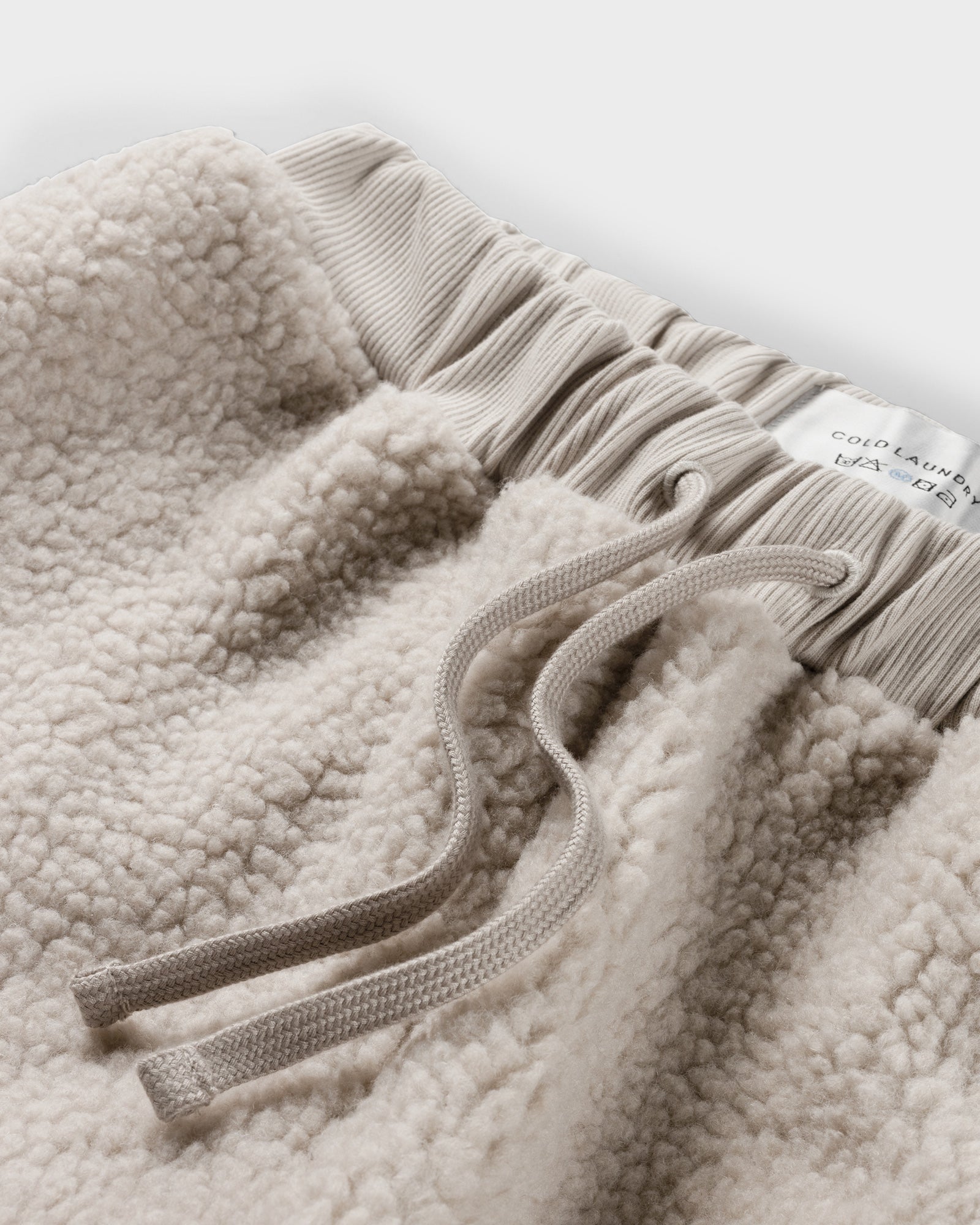 Cream Shearling Pants