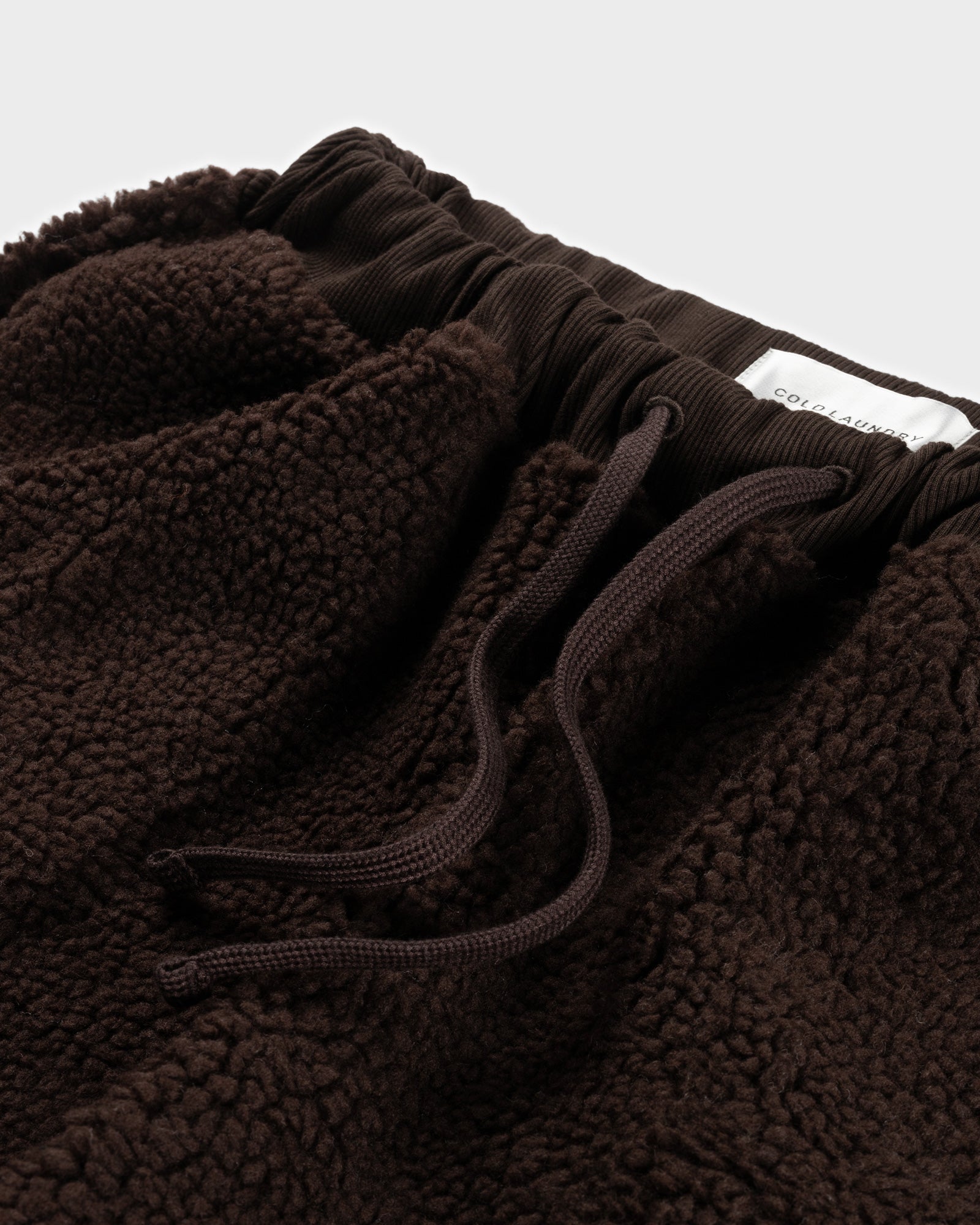 Dark Brown Shearling Pants