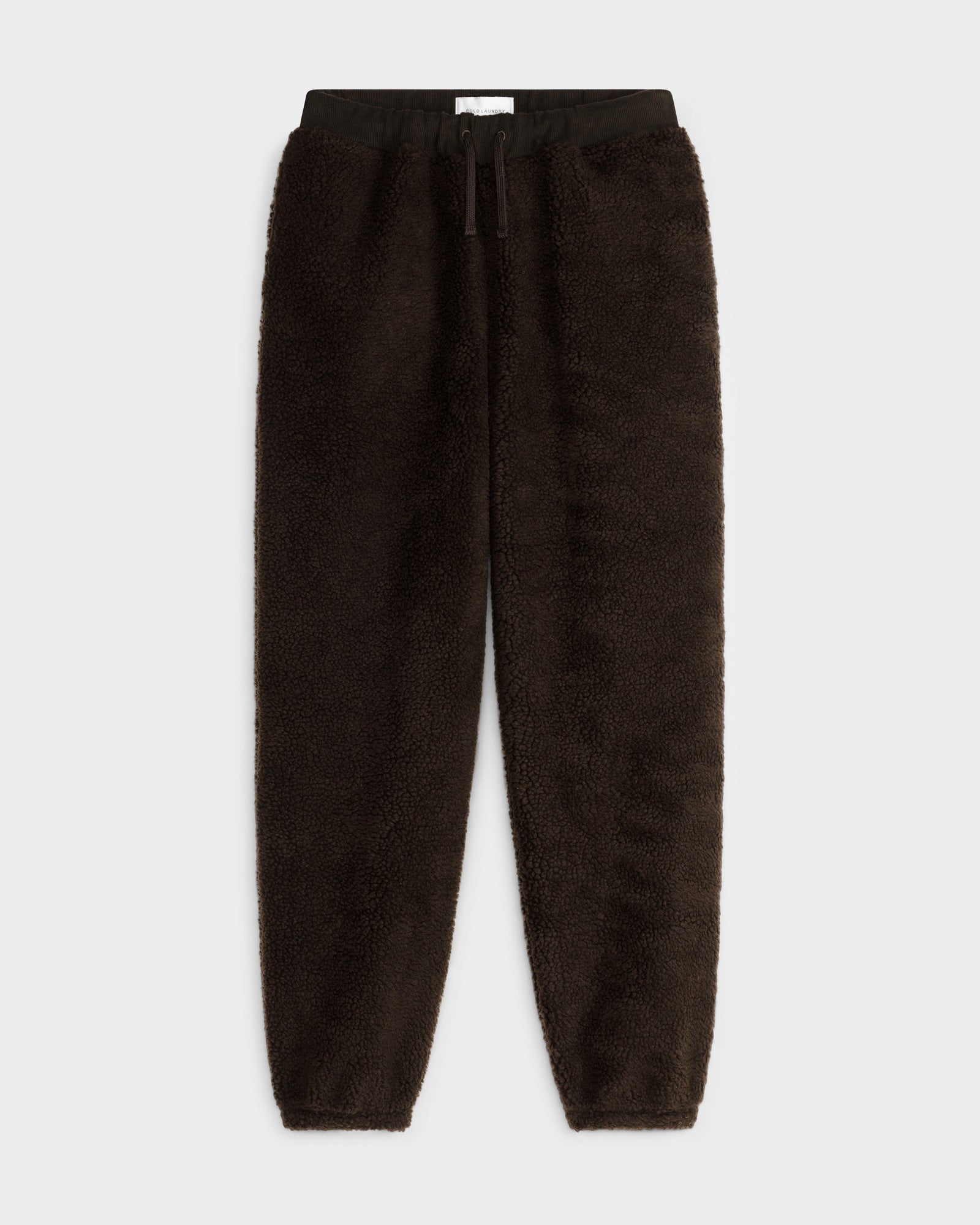 Dark Brown Shearling Pants